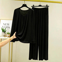 Neck Geadar-Style 2-Pcs Lounge And Night Wear Suit. WLW-14