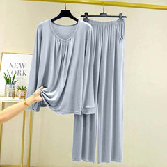 Neck Geadar-Style 2-Pcs Lounge And Night Wear Suit. WLW-14