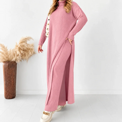 Roll Neck Style knit CoOrd Set