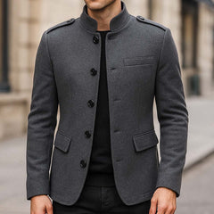 Collar Style Casual Winter Fleece Coat. MWJ-407 V3