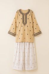 Premium Cotton Embroidery 2-pcs Suit. D3
