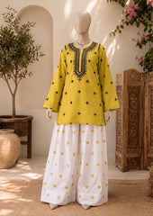 Premium Cotton Embroidery 2-pcs Suit. D3