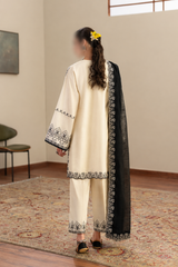 Ethnic Rozana Summer Drop 3 Embroidered Suit