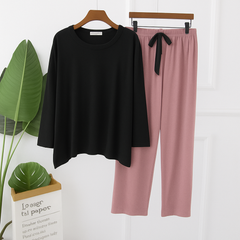 Contrast-Style 2-Pcs Lounge And Night Wear Suit. WLW-12