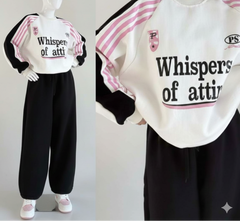 WOA Baggy Printed Style Premium Quality Winter 2-Pcs Tracksuit For Her. WWTS-57