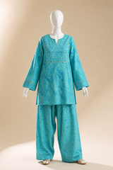 Premium Quality Lawn Hand Work Chunari 2-piece suit.