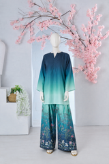Marine Blossom Printed 2-Piece