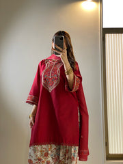 KESAR Embroidered 3 piece Suit