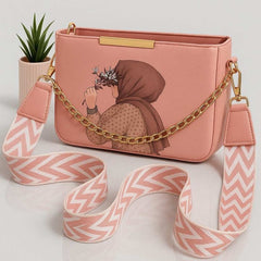 Hijab Girl Crossbody With Digital Strap & Chain