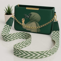 Hijab Girl Crossbody With Digital Strap & Chain