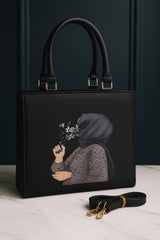 Hijab Girl Printed Tote Bag