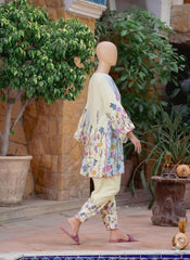 Digital Printed Premium Quality Lace Work Co Ord Set 2 Pcs