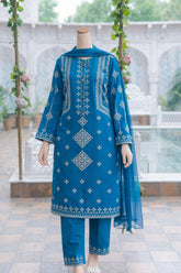 Heavy Embroidered Shirt & Trouser With Dupatta 3 pcs Stitched Suit - Eid Collection