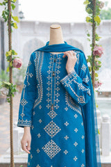 Heavy Embroidered Shirt & Trouser With Dupatta 3 pcs Stitched Suit - Eid Collection