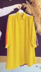 2-Pcs Stitch Co-Ord Set Beautiful Design Ready To Wear For Women & Young Girl-01