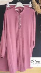 2-Pcs Co-Ord Set Dress Beautiful Design Ready To Wear For Women & Young Girl