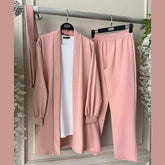 Gown Style 4-Pcs Winter Co-Ord Suit. WWTS-31