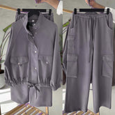 Carion Cargo Style 2-Pcs Winter Co-Ord Set. WWTS-42