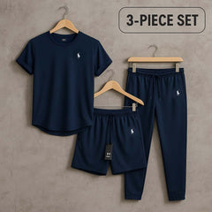 Polo Horse Bundle Of 3 Dry-Fit Premium Quality Summer Suit. NSCG-01