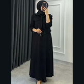 Drop Shoulder Short Jacket Maxi Style 2-Pcs Winter Co-Ord Set. WWTS-15 V3