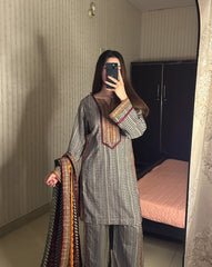 Premium Khaddar 2-pcs suit