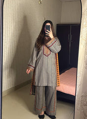 Premium Khaddar 2-pcs suit