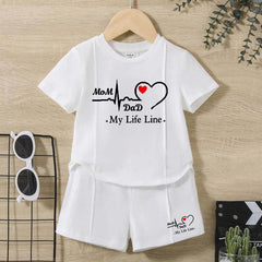 MD Life-Line Kids Pintex Style 2-Pcs Summer Suit. (HTS+SH)