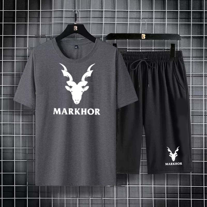 Markhor Casual Printed 2-Pcs Summer Suit