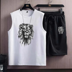 Bundle Of 3 Sleeveless Sando Style 2-Pcs Summer Suit.