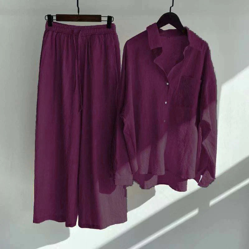 Alenza Western Shirt Style 2-Pcs Stiched Co-Ord Set.
