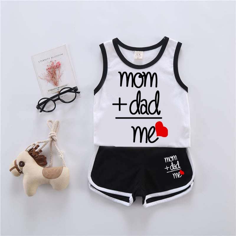 M+D=Me Kids Sando Style 2-Pcs Summer Suit. (SD+SH)