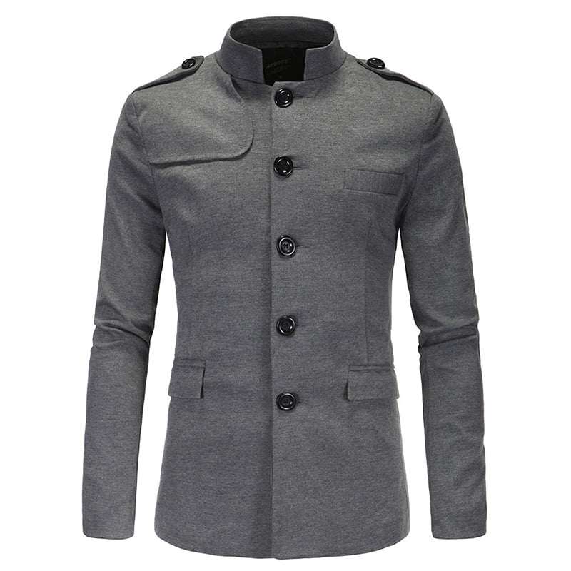 Collar Style Casual Winter Fleece Coat. WMJ-407