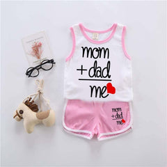 M+D=Me Kids Sando Style 2-Pcs Summer Suit. (SD+SH)