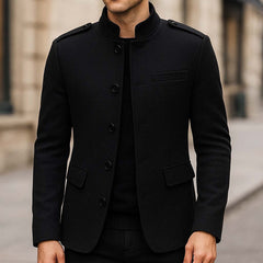 Collar Style Casual Winter Fleece Coat. MWJ-407 V3