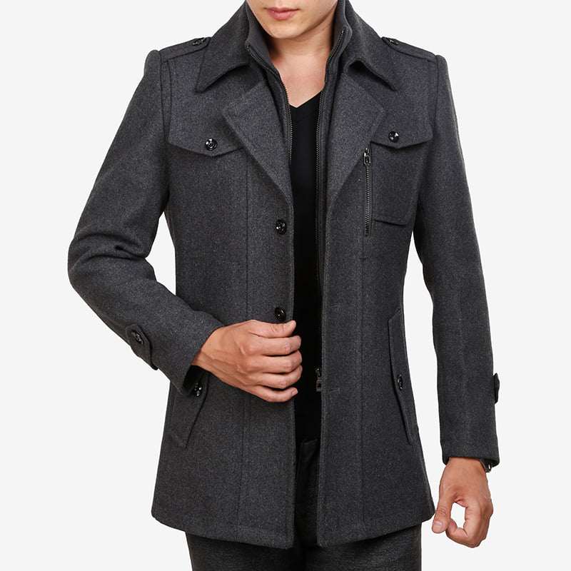 Arctix Casual Double-Neck Winter Fleece Coat D-8.