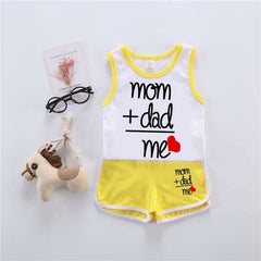 M+D=Me Kids Sando Style 2-Pcs Summer Suit. (SD+SH)