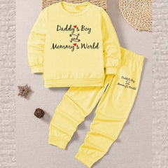 DB & MW Kids Sweat Style 2-Pcs Summer Suit. (FTS+TR)