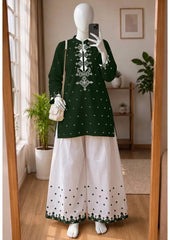 Premium Cotton Embroidery 2-pcs Suit. D1