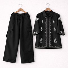 Hand-Crafted Tarkashi Co-Ord Set. KC-01
