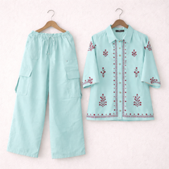 Hand-Crafted Tarkashi Co-Ord Set. KC-01