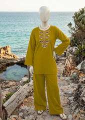 Sea Embroidery Co-ord set