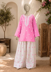 Premium Cotton Embroidery 2-pcs Suit. D3