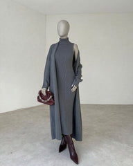 2 PCS BODYCON & GOWN. WW001