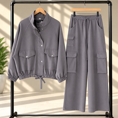Carion Cargo Style 2-Pcs Winter Co-Ord Set. WWTS-42 V2