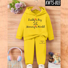 DB & MW Kids Hoodie Style 2-Pcs Winter Track-Suit. KWTS-803