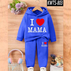 I love MAMA Kids Hoodie Style 2-Pcs Winter Track-Suit. KWTS-803