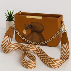 Hijab Girl Crossbody With Digital Strap & Chain