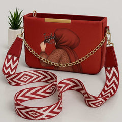 Hijab Girl Crossbody With Digital Strap & Chain