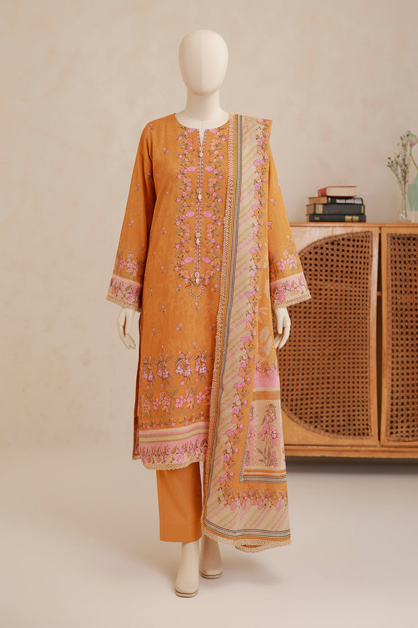 Shirt Shalwar Dupatta - 0758