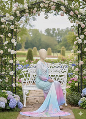 Imported Crepe Digital 3 Pcs Suit. SB1101